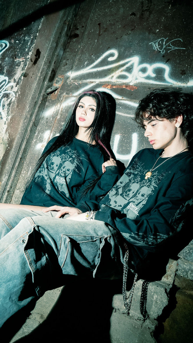 Phases Longsleeve | Gothic Streetwear | NECRONYX